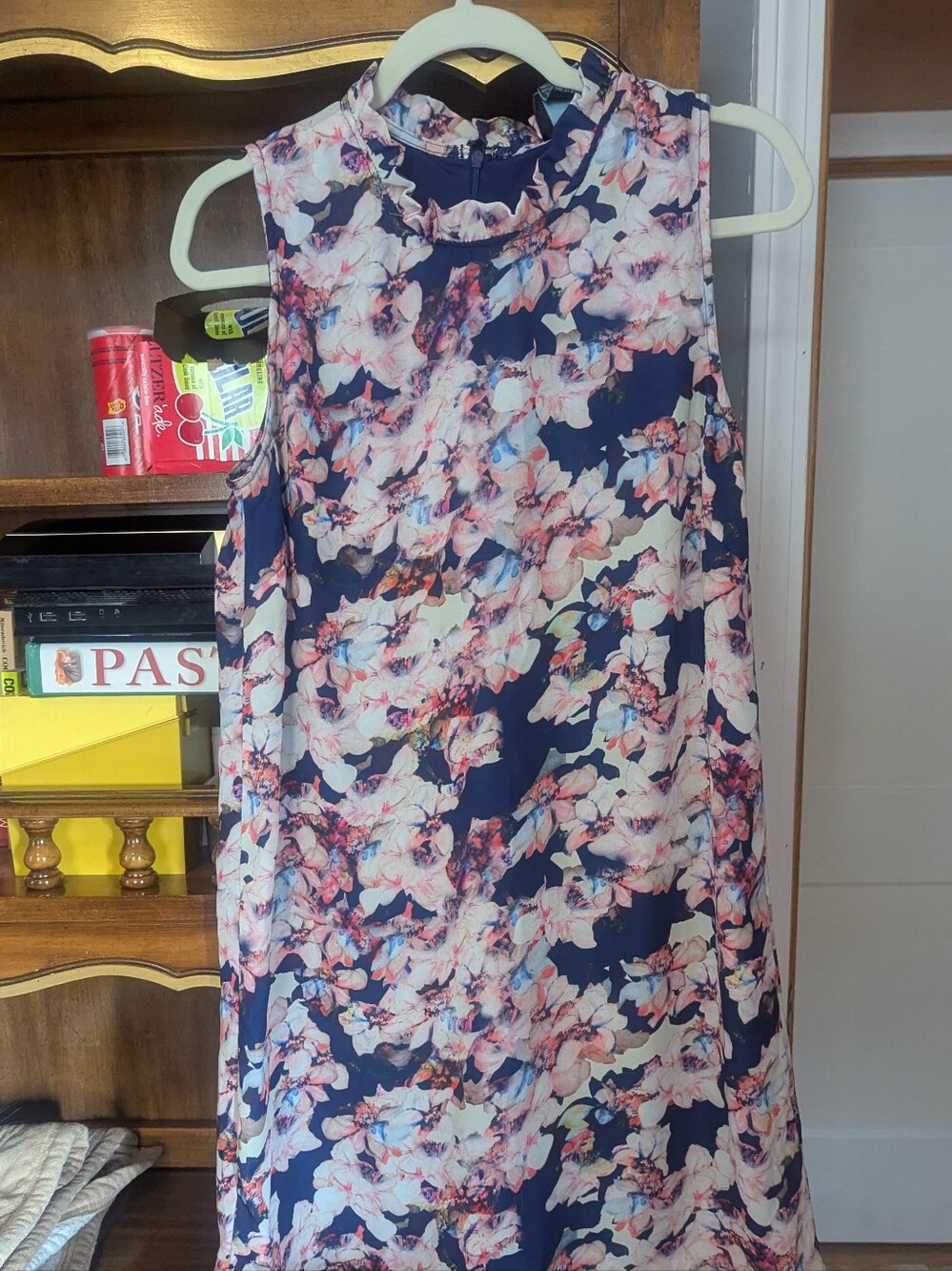 Cynthia Rowley Navy Floral A-Line Dress